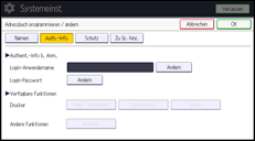 Abbildung Bedienfeld-Display