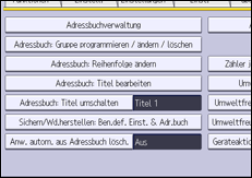 Abbildung Bedienfeld-Display