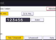 Abbildung Bedienfeld-Display