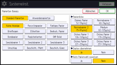 Abbildung Bedienfeld-Display