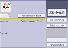 Abbildung Bedienfeld-Display