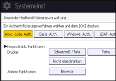 Abbildung Bedienfeld-Display