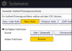 Abbildung Bedienfeld-Display