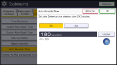 Abbildung Bedienfeld-Display