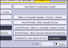 Abbildung Bedienfeld-Display