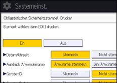 Abbildung Bedienfeld-Display