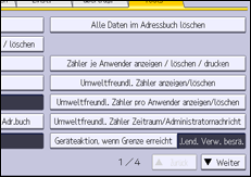 Abbildung Bedienfeld-Display