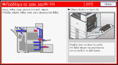 Εικόνα οθόνης πίνακα χειρισμού