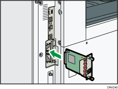 Ilustración de la unidad de interfaz