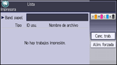 Ilustración numerada de cambio de modo