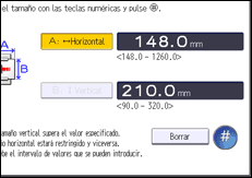 Ilustración de la pantalla panel de mandos