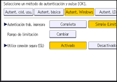 Ilustración de la pantalla panel de mandos