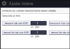 Ilustración de la pantalla panel de mandos