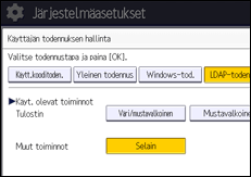 Käyttöpaneelin näyttö