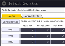 Käyttöpaneelin näyttö