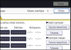 Käyttöpaneelin näyttö