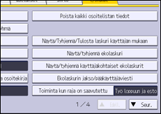 Käyttöpaneelin näyttö