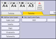 Käyttöpaneelin näyttö