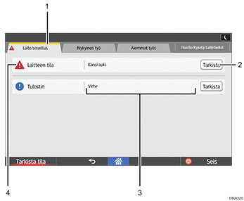 Näytön numeroitu kuva