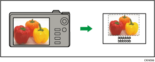 Illustration de l'impression de la date et du nom du fichier