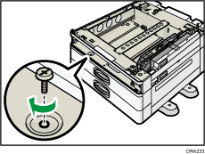 Illustration de l'unité l'alimentation papier