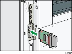 Illustration de l'unité d'interface