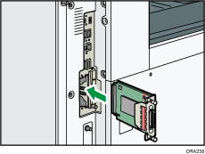 Illustration de l'unité d'interface