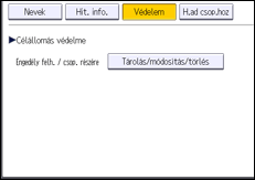 A kezelőpanel ismertetése