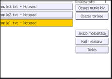 A kezelőpanel ismertetése