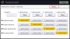 A kezelőpanel ismertetése