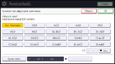 A kezelőpanel ismertetése