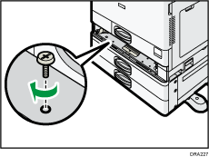 Illustratie van de printer