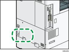 Illustratie van de printer