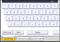 Afbeelding van bedieningspaneel
