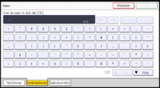 Afbeelding van bedieningspaneel