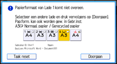 Afbeelding van bedieningspaneel