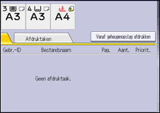 Afbeelding van bedieningspaneel