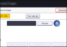 Afbeelding van bedieningspaneel