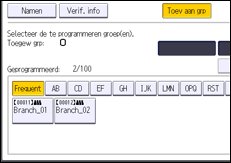 Afbeelding van bedieningspaneel
