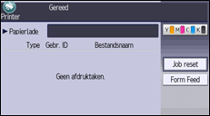 Genummerde afbeelding van het wijzigen van modus