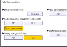 Afbeelding van bedieningspaneel