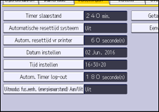 Afbeelding van bedieningspaneel