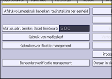 Afbeelding van bedieningspaneel