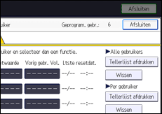 Afbeelding van bedieningspaneel