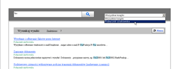 Wyświetlone wyniki wyszukiwania