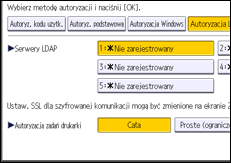 Ilustracja ekranu panela operacyjnego