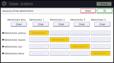 Ilustracja ekranu panela operacyjnego