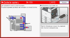 Ilustracja ekranu panela operacyjnego