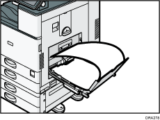 Imagem da bandeja de alimentação manual