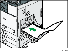 Imagem da bandeja de alimentação manual